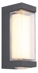 GLOBO 34316 PLIXON venkovní nástěnné svítidlo LED 12W/1093lm 3000K IP54 antracit, bílá