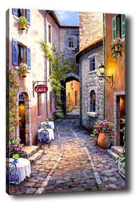Wallity Obraz na plátně Seaside town aisle 50x70 cm