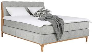 POSTEL BOXSPRING, barvy stříbra MID.YOU - Manželské postele, Online Only