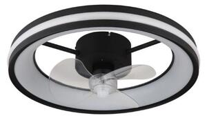 GLOBO 03651 GATIAN stropní svítidlo s ventilátorom D495mm LED 30W/2215lm 2700-6500K černá, bílá, dálkový ovladač
