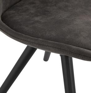 Kokoon Design Jídelní židle Charlie Barva: šedá/černá