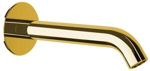 Sapho Nástěnná výtoková hubice, kulatá, 165mm, zlato