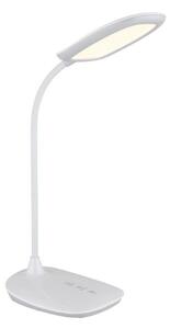 GLOBO 58455W BOTAL stolní svítidlo LED V400mm 9W/520lm 4000-3000-6500K bílá lesklá, adaptér