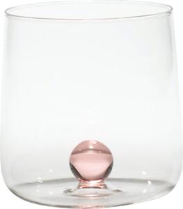 Skleněný pohár Bilia 440 ml růžový