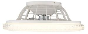 GLOBO 03654 CORUSSO stropní svítidlo s ventilátorom D500mm LED 40W/2500lm 3000-6500K chromová, bílá, dálkový ovladač