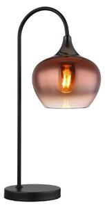 GLOBO 15548TG MAXY stolní lampa V540mm 1xE27 černá, měděná