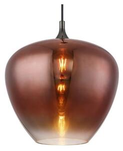 GLOBO 15548H2G MAXY závěsné svítidlo D400mm 1xE27 černá, měděná