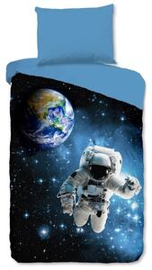 Good Morning Povlečení Good Morning 100% bavlna Astronaut 140x200/70x90 cm