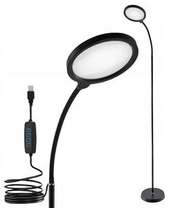 LED stojací lampa 10 W, 3 režimy barvy světla, 350 lm, teplá bílá