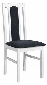 Jídelní židle, Bosanova TYP 7, bílá/tmavě šedá