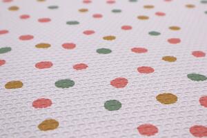 Little gem. carpets Dětský pěnový koberec All about dots – na ven i na doma - 100x140 cm