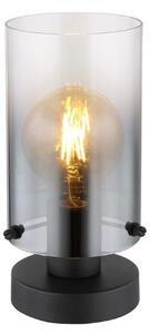 GLOBO 15907T FLORENTINA stolní lampička V263mm 1xE27 černá, kouřová