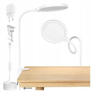 LED stolní lampa 10 W, nastavitelná, 3 režimy barvy světla, 350 lm