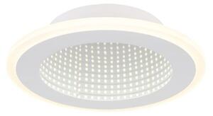 GLOBO 48919-12R LAMELA stropní svítidlo D225mm LED 12W/750lm 4000K bílá, zrcadlový 3D efekt