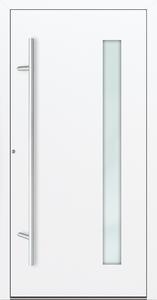 Hliníkové vchodové dveře FM Turen Premium P90 M04 bílá RAL9016