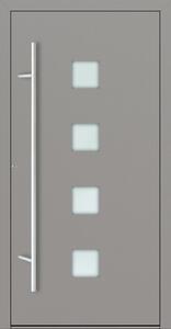 Hliníkové vchodové dveře FM Turen Premium P90 M03 šedá RAL9007