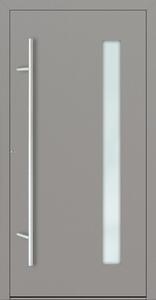 Hliníkové vchodové dveře FM Turen Premium P90 M04 šedá RAL9007