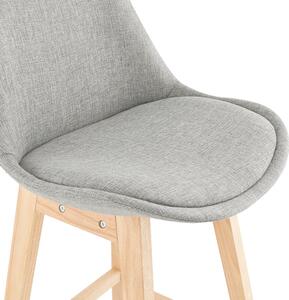 Kokoon Design Barová židle Qoop Mini Barva: šedá/přírodní