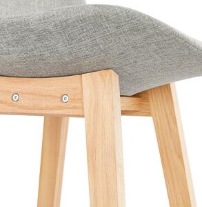 Kokoon Design Barová židle Qoop Mini Barva: šedá/přírodní