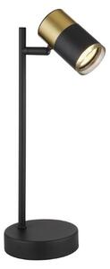 GLOBO 57850T BRISBON stolní svítidlo V350mm 1xGU10 černá, měděná matná