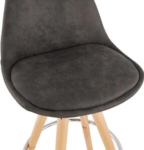 Barová židle Agouti Mini 65 Barva: šedá/přírodní