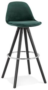 Kokoon Design Barová židle Franky Barva: smaragdová/černá