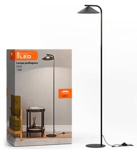 Černá stojací lampa GX53, IP20