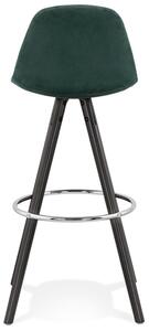 Kokoon Design Barová židle Franky Barva: smaragdová/přírodní
