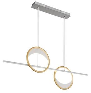 GLOBO 67333-40H UMBRA závěsné svítidlo LED 40W/1761lm 2700-6500K stříbrná, zlatá, bílá, dálkový ovladač