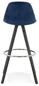 Kokoon Design Barová židle Franky Barva: modrá/přírodní