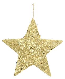 Dekorace Golden Star 25cm