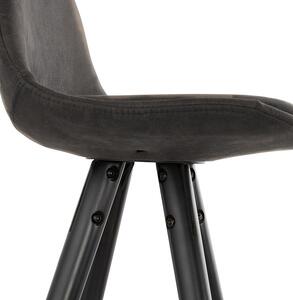 Kokoon Design Barová židle Agouti Barva: šedá/černá