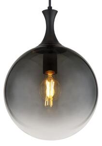 GLOBO 15885H DALTON závěsné svítidlo D250mm 1xE27 černá, kouřová