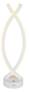 GLOBO 58457W HELA dotyková stolní lampička LED V410mm 1W/25lm 3000K bílá, včetně baterie CR18650 1800mAh, USB-A 2.0 - USB-C