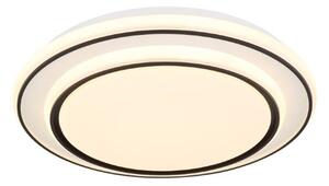 GLOBO 48136-24 LOGAN stropní svítidlo D390mm LED 24W/1400lm 3000K bílá, černá