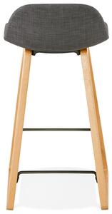 Kokoon Design Barová židle Trapu Mini Barva: světle šedá/přírodní