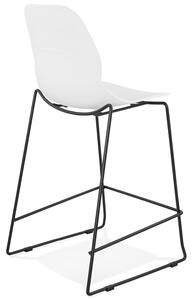 Kokoon Design Barová židle Ziggy Mini Barva: bílá/chrom