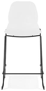 Kokoon Design Barová židle Ziggy Mini Barva: bílá/černá