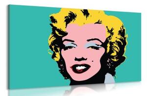 Obraz ikonická Marilyn Monroe v pop art designu - 90x60