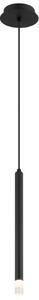GLOBO 15629-1 BLAKE závěsné svítidlo D120mm 1xG9 černá, průhledná