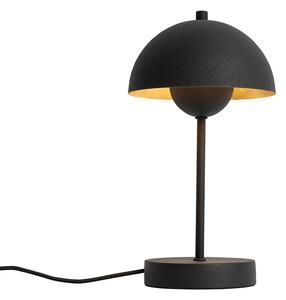 Retro stolní lampa černá se zlatou - Magnax Mini