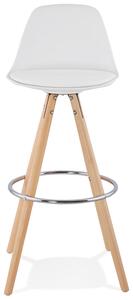 Kokoon Design Barová židle Anau Barva: bílá/přírodní