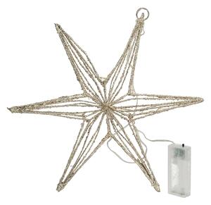 Hvězda LED Glitter Star 30 cm