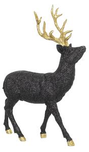Dekorace Deer 32x12x40 cm black