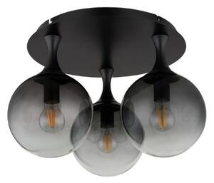 GLOBO 15885-3D DALTON stropní svítidlo D460mm 3xE27 černá, kouřová