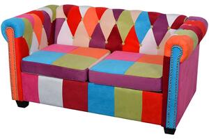 Chesterfield pohovka 2místná textil 243180