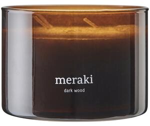 Sójová vonná svíčka Meraki Dark Wood 340 g