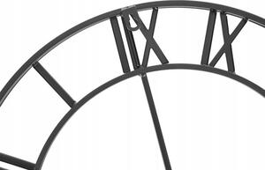 Ruhhy Hodiny nástěnné retro 3D 47.5 cm černé