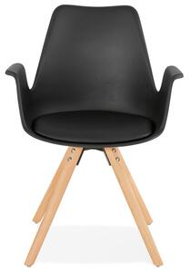 Kokoon Design Jídelní židle Skanor Barva: černá/přírodní