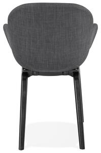 Kokoon Design Jídelní židle Elegans Barva: světle šedá/černá